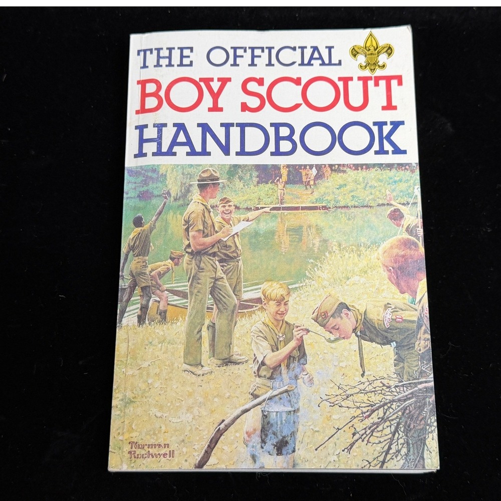 Official Boy Scout Handbook: 1988 9th Edition 12th Print, Norman Rockwell Cover